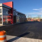 New Wendy’s. Whitehall Pa consist of 8 inches stone base 2 inches of binder 2 inches of topcoat for commercial paving