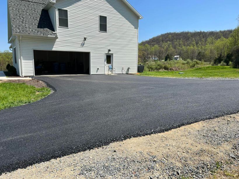 paving in front of home