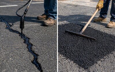 Crack Sealing vs. Patching: What’s the Difference?
