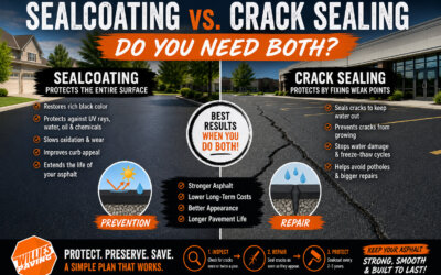 Sealcoating vs. Crack Sealing: Do You Need Both?